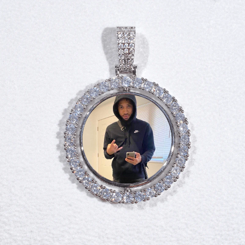 3D Spinning 2-Faced Custom Picture Pendant