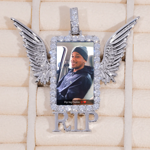 RIP WING 3D CUSTOM PICTURE PENDANT