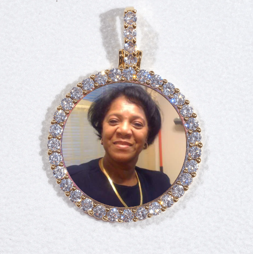 3D CIRCLE CUSTOM PICTURE PENDANT SMALL SIZE