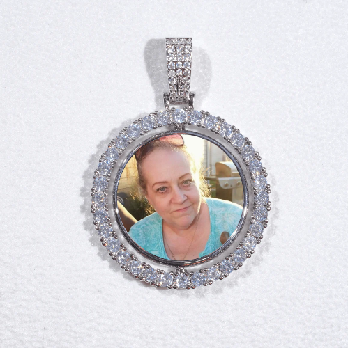 3D Spinning 2-Faced Custom Picture Pendant