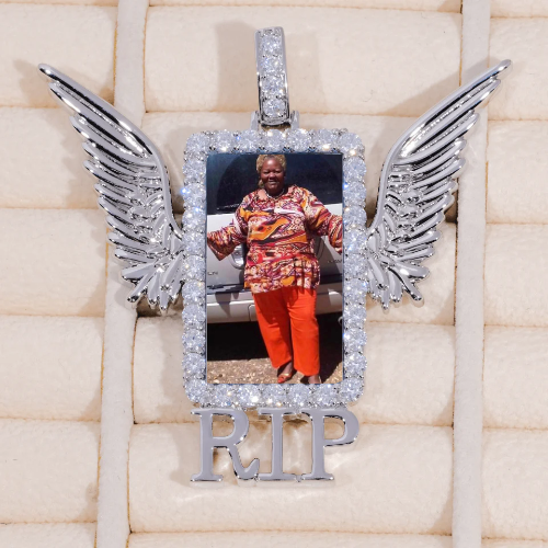 RIP WING 3D CUSTOM PICTURE PENDANT