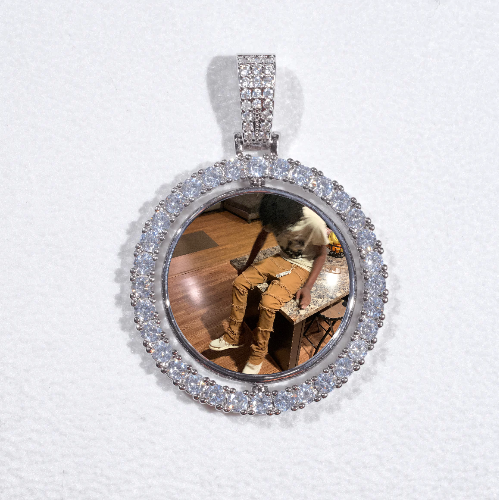 3D Spinning 2-Faced Custom Picture Pendant