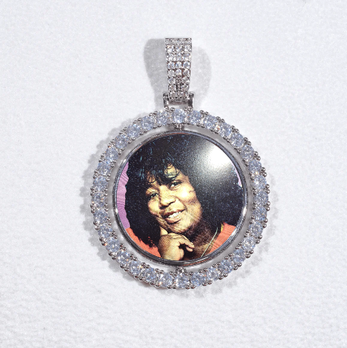 3D Spinning 2-Faced Custom Picture Pendant