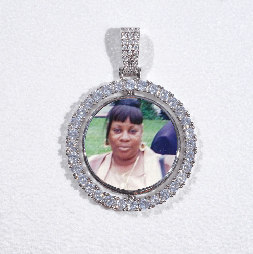 3D Spinning 2-Faced Custom Picture Pendant