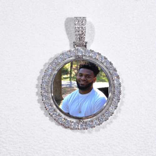 3D Spinning 2-Faced Custom Picture Pendant