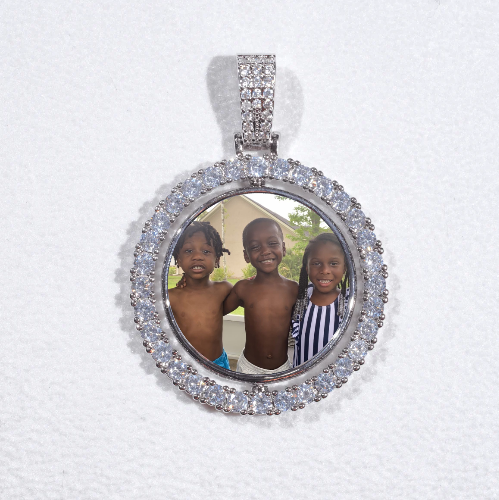 3D Spinning 2-Faced Custom Picture Pendant