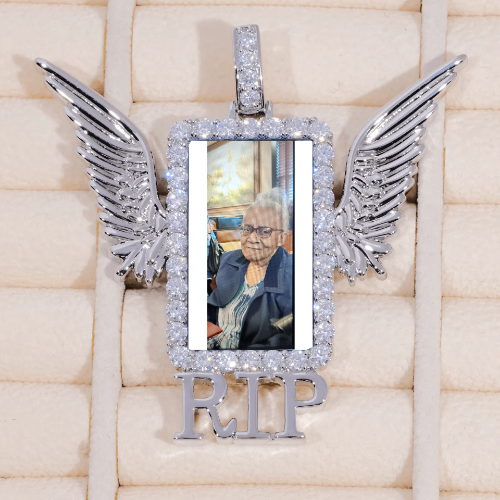 RIP WING 3D CUSTOM PICTURE PENDANT