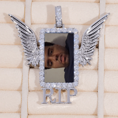 RIP WING 3D CUSTOM PICTURE PENDANT