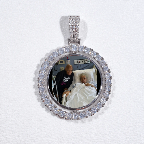 3D Spinning 2-Faced Custom Picture Pendant