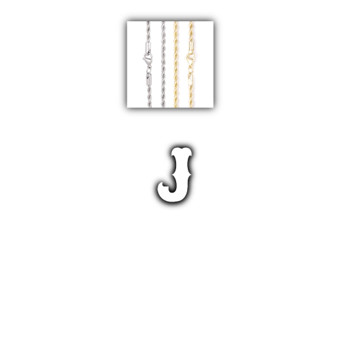 Custom Letters Freibeuter Font Necklace