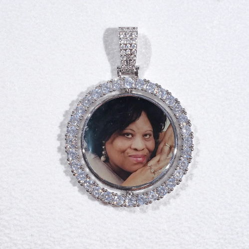 3D Spinning 2-Faced Custom Picture Pendant