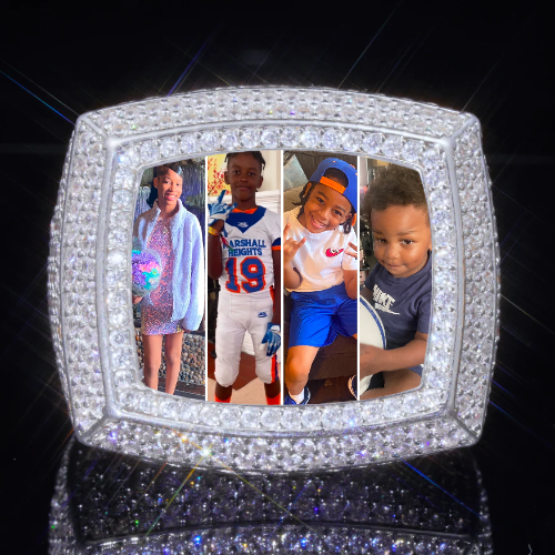3D CUSTOM PICTURE ICED RING