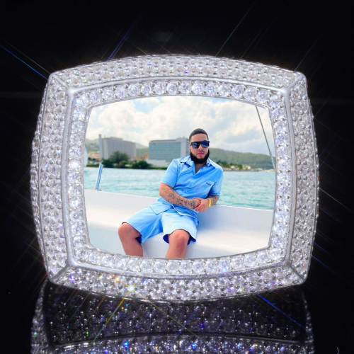 3D CUSTOM PICTURE ICED RING