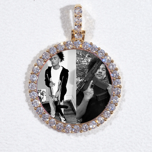 3D CIRCLE CUSTOM PICTURE PENDANT SMALL SIZE