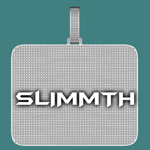 CUSTOM LETTER NECKLACE 3D BIG SQUARE