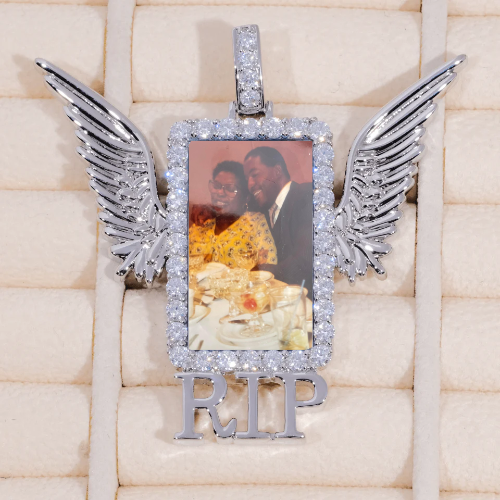 RIP WING 3D CUSTOM PICTURE PENDANT