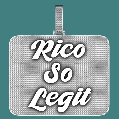 CUSTOM LETTER NECKLACE 3D BIG SQUARE