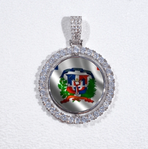 3D Spinning 2-Faced Custom Picture Pendant