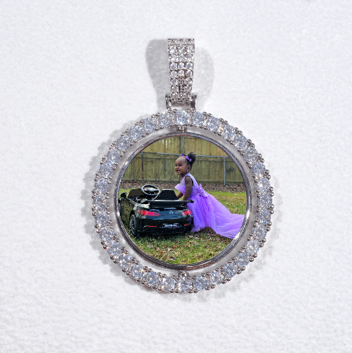 3D Spinning 2-Faced Custom Picture Pendant