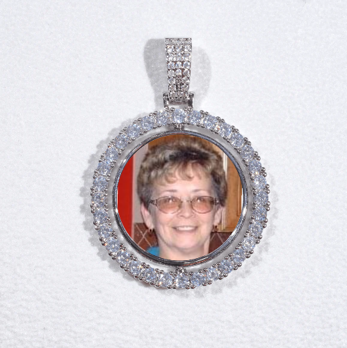 3D Spinning 2-Faced Custom Picture Pendant