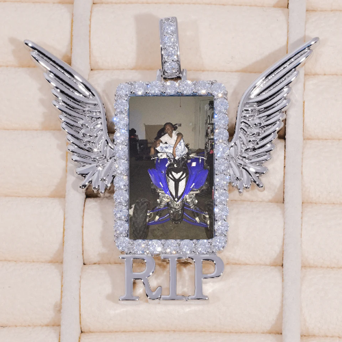RIP WING 3D CUSTOM PICTURE PENDANT
