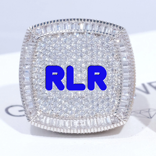 CUSTOM LETTER 3D ICED RING