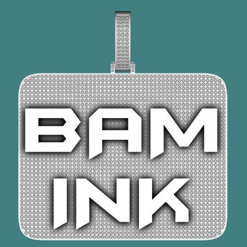 CUSTOM LETTER NECKLACE 3D BIG SQUARE