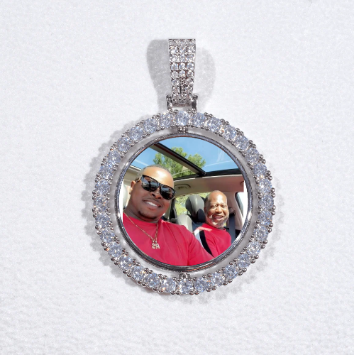 3D Spinning 2-Faced Custom Picture Pendant