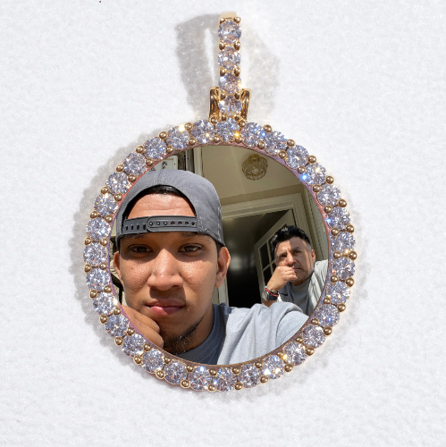 3D CIRCLE CUSTOM PICTURE PENDANT SMALL SIZE