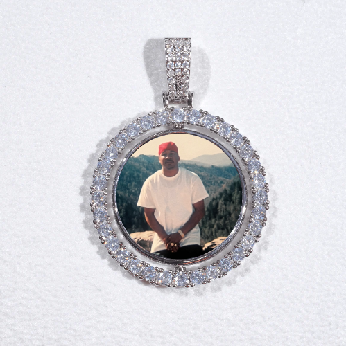 3D Spinning 2-Faced Custom Picture Pendant