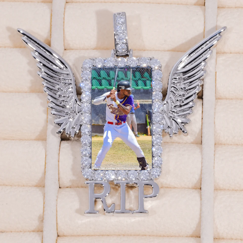 RIP WING 3D CUSTOM PICTURE PENDANT