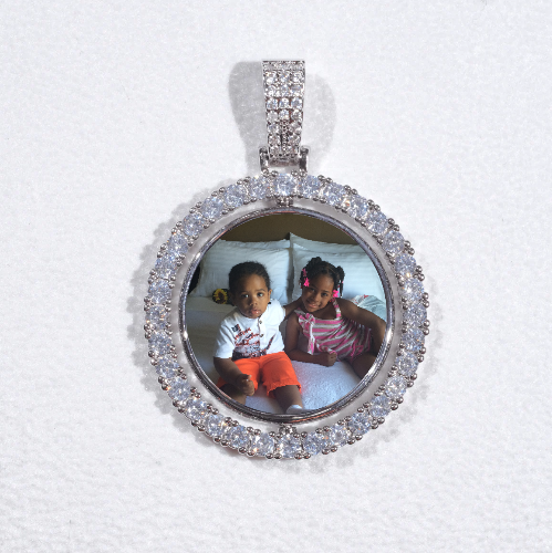 3D Spinning 2-Faced Custom Picture Pendant