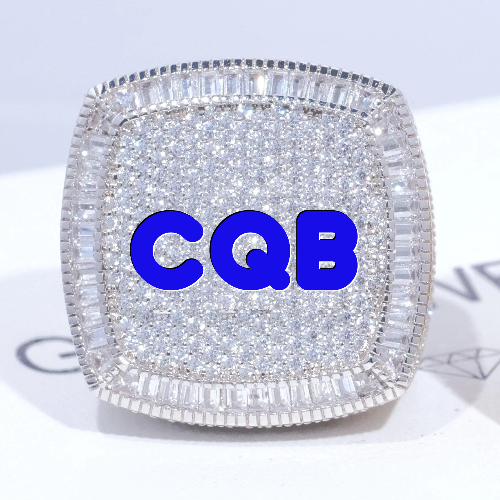 CUSTOM LETTER 3D ICED RING