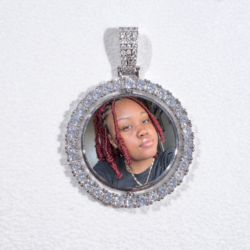 3D Spinning 2-Faced Custom Picture Pendant
