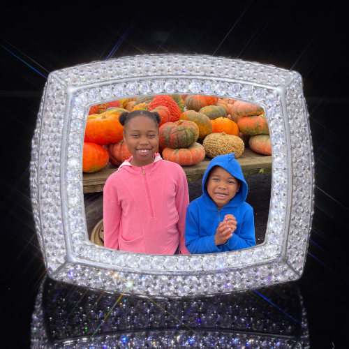 3D CUSTOM PICTURE ICED RING