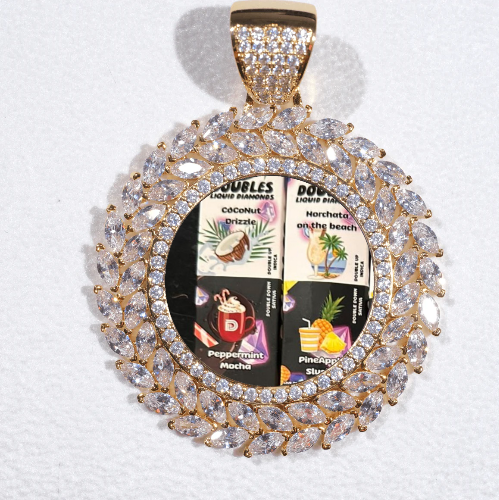 Large 3D Wheat Ear Custom Picture Pendant