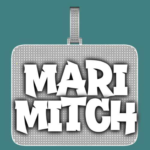 CUSTOM LETTER NECKLACE 3D BIG SQUARE