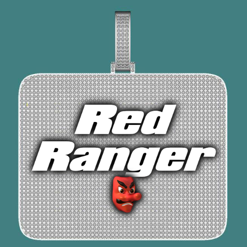 CUSTOM LETTER NECKLACE 3D BIG SQUARE