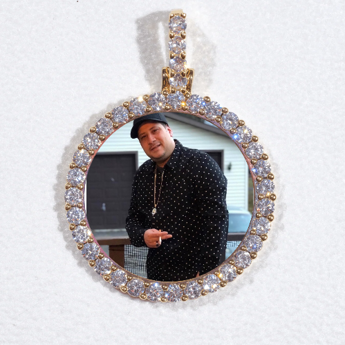 3D CIRCLE CUSTOM PICTURE PENDANT SMALL SIZE