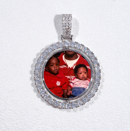 3D Spinning 2-Faced Custom Picture Pendant