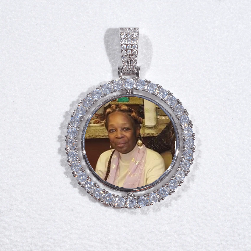 3D Spinning 2-Faced Custom Picture Pendant
