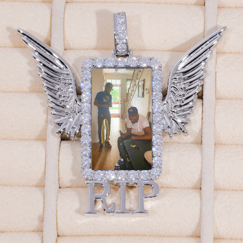 RIP WING 3D CUSTOM PICTURE PENDANT