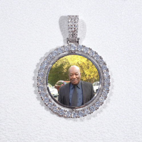 3D Spinning 2-Faced Custom Picture Pendant