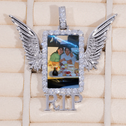 RIP WING 3D CUSTOM PICTURE PENDANT