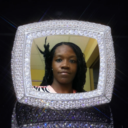 3D CUSTOM PICTURE ICED RING