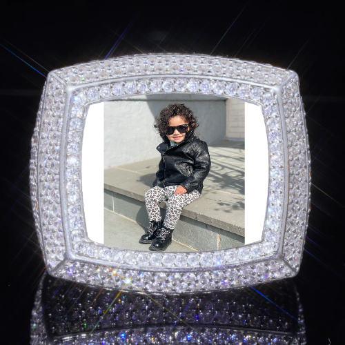 3D CUSTOM PICTURE ICED RING