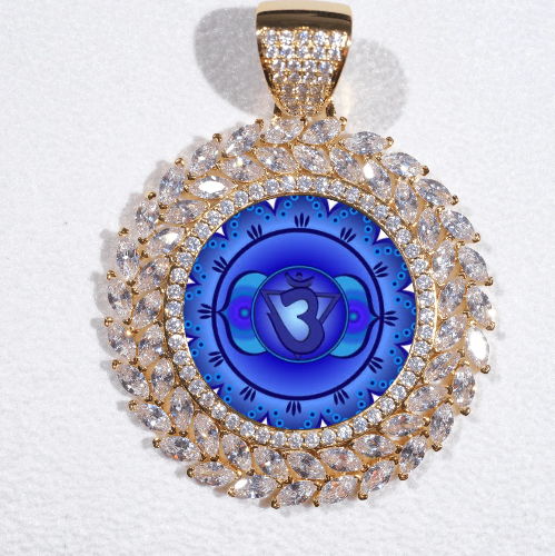 Large 3D Wheat Ear Custom Picture Pendant