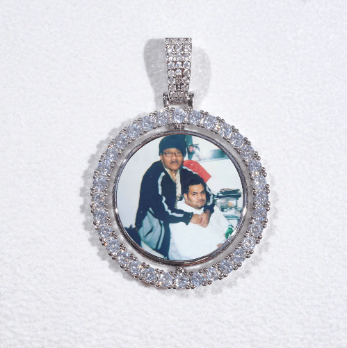 3D Spinning 2-Faced Custom Picture Pendant