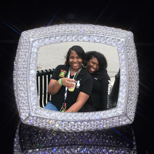 3D CUSTOM PICTURE ICED RING