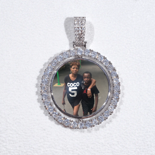 3D Spinning 2-Faced Custom Picture Pendant